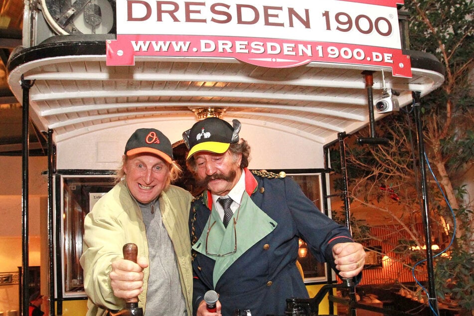 Ob "Linie 6" oder "Dresden 1900" - viele Promis amüsierten sich hier. Komiker Otto Waalkes 2010 an der Seite von Karl-Heinz Bellmann.