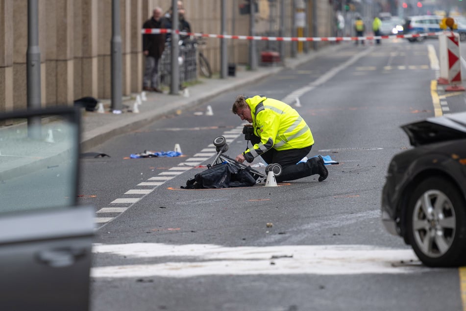 Ein Dokument des Grauens: Der zerstörte Kinderwagen nach dem Unfall.