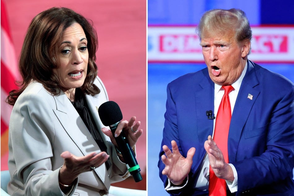 Trump bashes "completely inept" Harris for 60 Minutes interview after bailing on his own