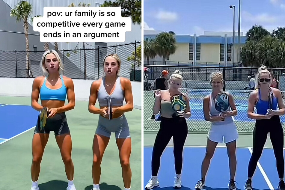 In a viral TikTok that has captured almost 300,000 views, Haley and Hanna Cavinder revealed just how competitive the Cavinder family really is.