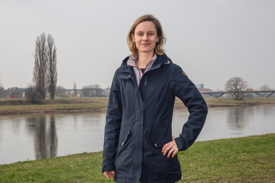 SachsenEnergie-Sprecherin Nora Weinhold (40).