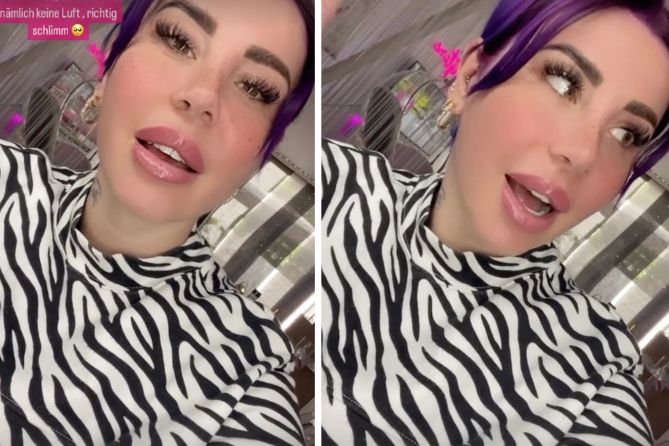 Im feinsten Zebra-Look brachte Kate Merlan (35) in ihrer jüngsten Instagram-Story ihre Fans auf den neuesten Stand.