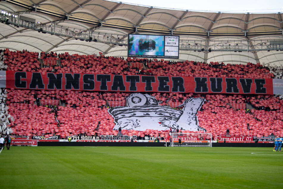 "Völlig illusorisch": Blick auf die volle Cannstatter Kurve beim VfB Stuttgart.