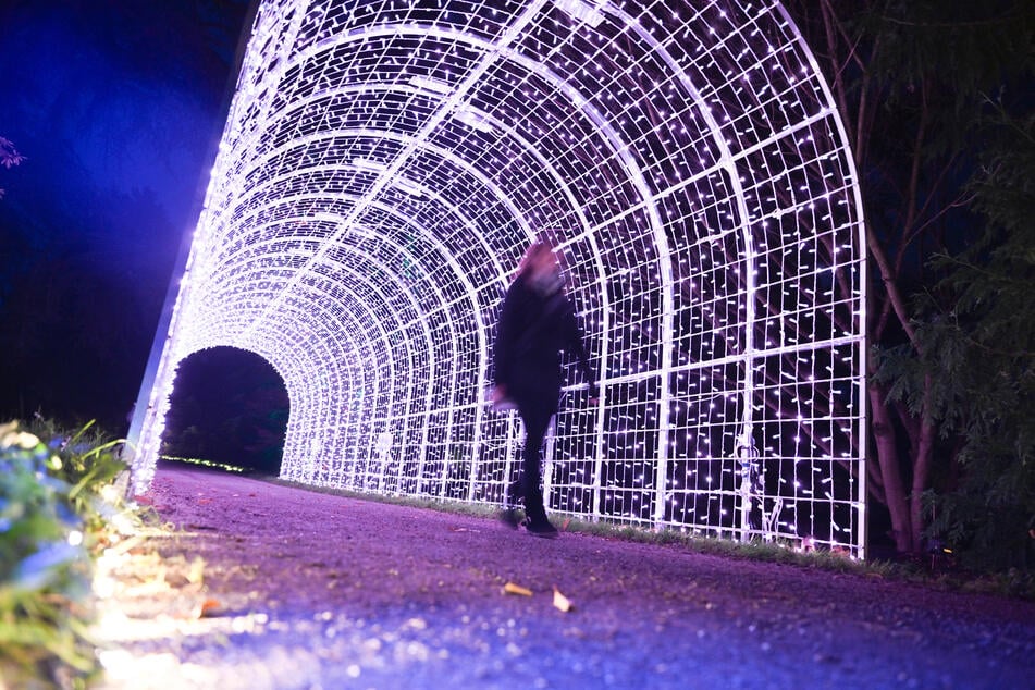 Der agra-Park Markkleeberg startet kurz vor Beginn der Adventszeit ins Lichterfest Christmas Garden. (Archivbild)