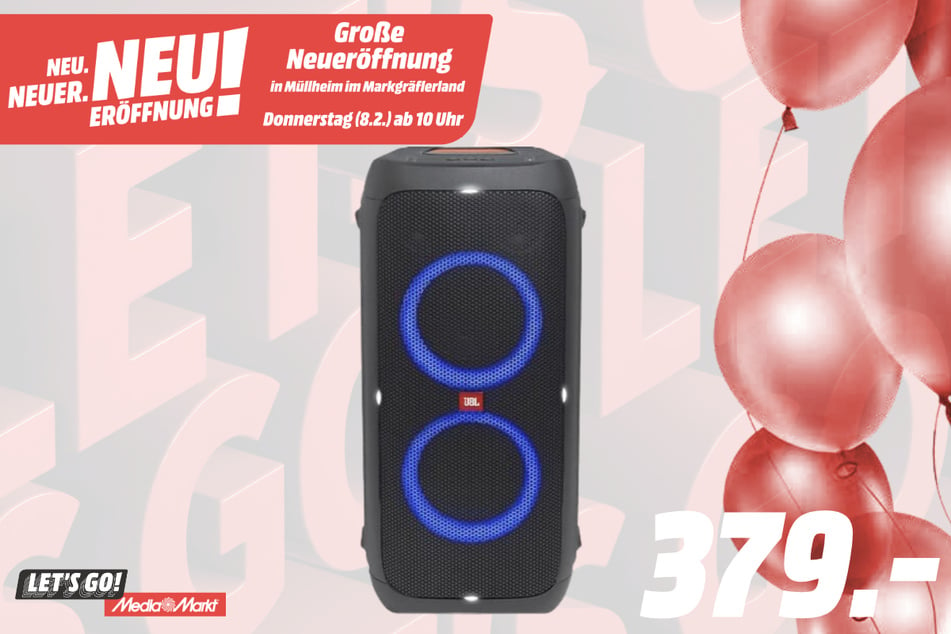 JBL-Partybox für 379 Euro.