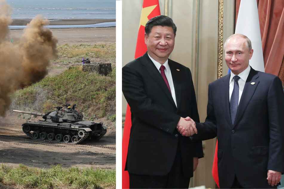 Könnte Xi Jinping (69, l.) bald schon Waffen an Wladimir Putin (70) liefern?