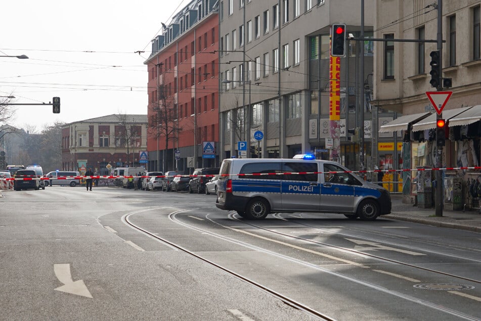 Der Bereich musste gesperrt werden.