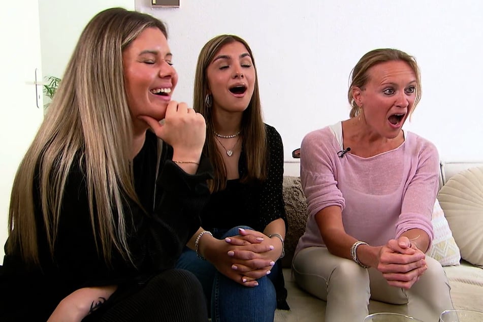 "Gelato Glam"? Die Kandidatinnen Regina (33), Mandana (21) und Michaela (46) denken erst einmal, sie hätten sich verhört.
