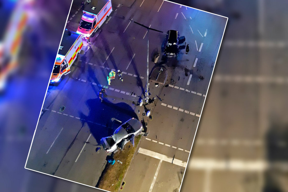 Bei dem schweren Verkehrsunfall in München ist ein 26 Jahre alter Mann ums Leben gekommen, ein weiterer wurde lebensgefährlich verletzt.