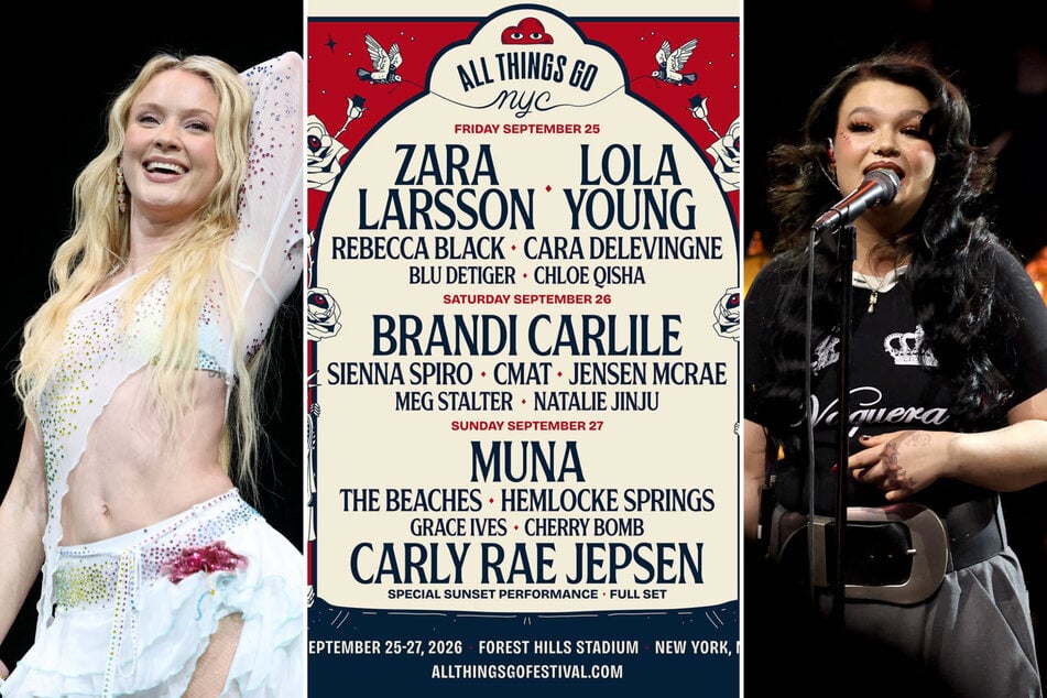 Zara Larsson (l.) and Lola Young are set to head the stage for the 2026 All Things Go music festival in Queens this fall.