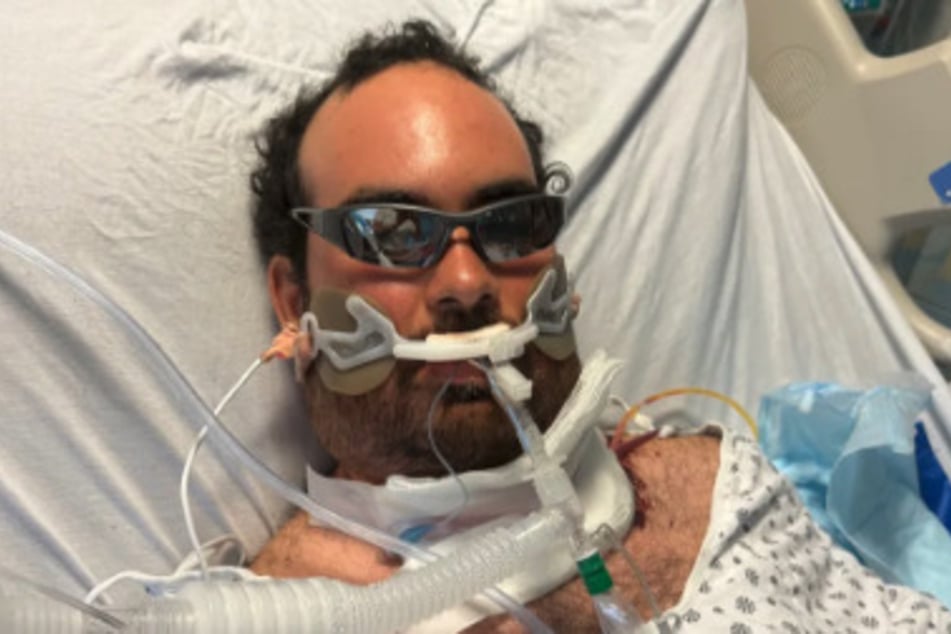 Robby (40) hat einen sehr langen Weg der Genesung vor sich.