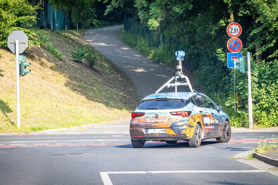 Bereits im Juni war ein Fahrzeug des Konzerns mit seiner 360-Grad-Kamera in Pirna unterwegs.
