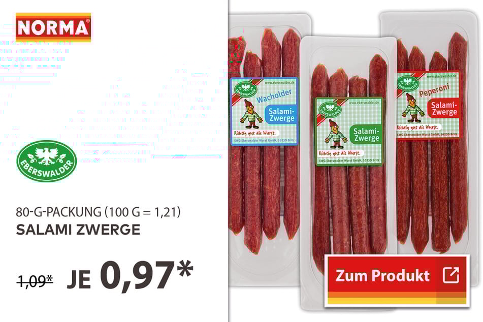 Salami Zwerge für 0,97 Euro.