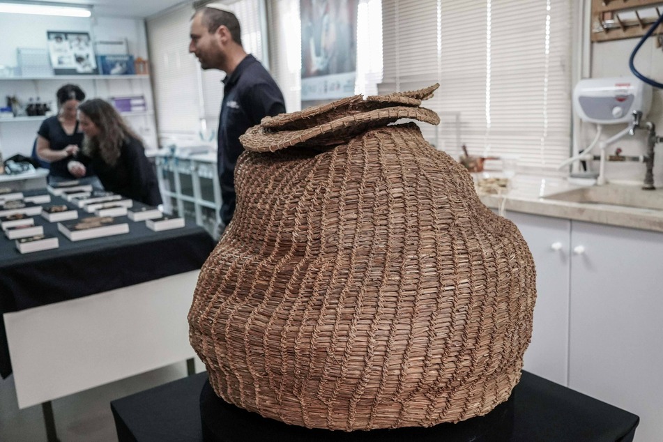 Archaeologists discovered a 10,500-year-old basket in the cave.