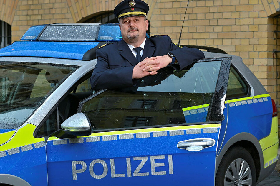 Leipzigs Polizeipräsident René Demmler blickt auf ein bewegtes Jahr zurück.