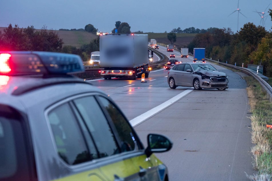 Aus Unachtsamkeit knallte der Skoda auf den Lkw.