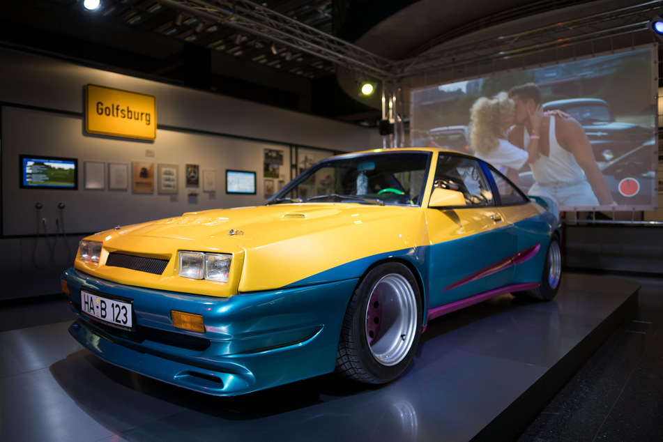 Der Opel Manta aus dem Film "Manta Manta" von 1991.