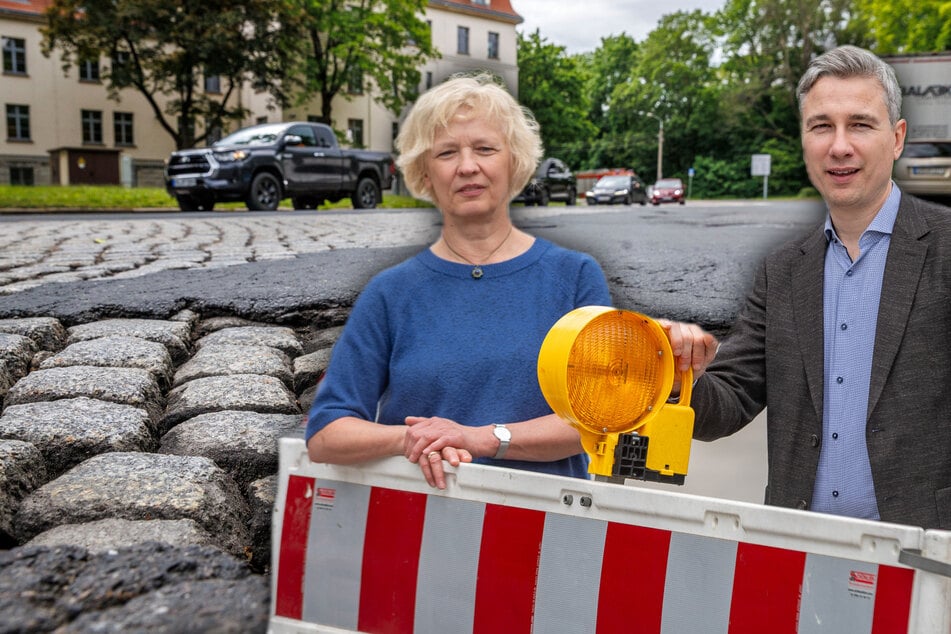 Dresden: Stauffenbergallee in Dresden: Rumpelei hat jetzt ein Ende