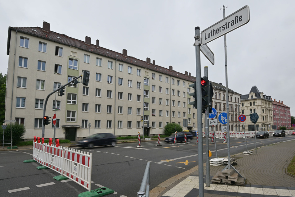 Die Zschopauer Straße muss zwischen Luther- und Ritterstraße voll gesperrt werden.