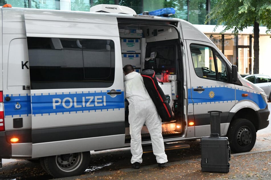 Die Polizei sicherte Spuren.