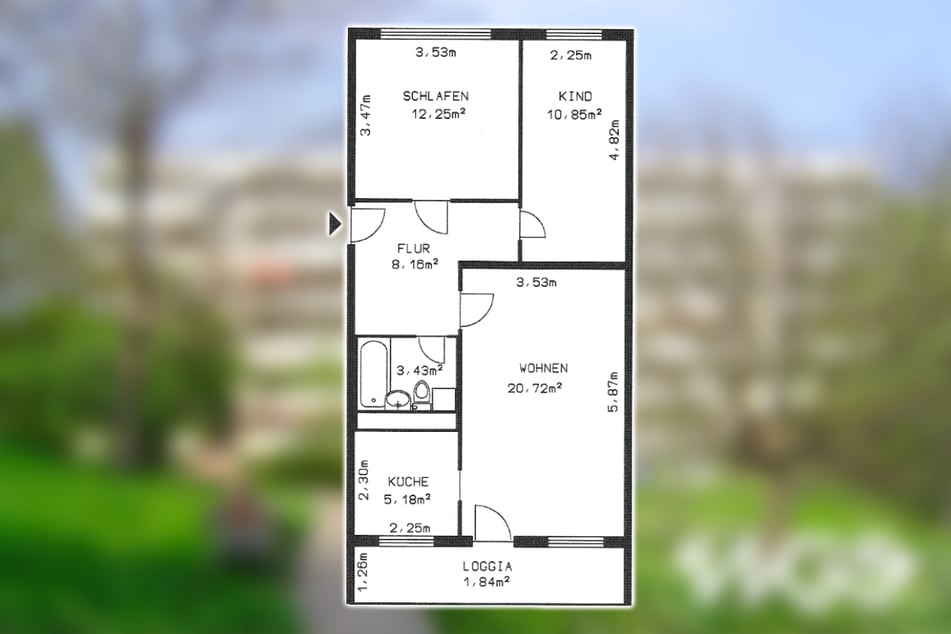 Der Wohntraum für jede Familie in Dresden: 3-Zimmer-Wohnung auf der Räcknitzhöhe 60