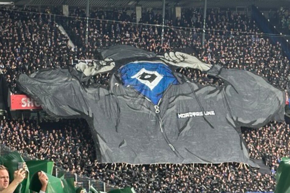 Auch der HSV zeigte eine starke Choreo.