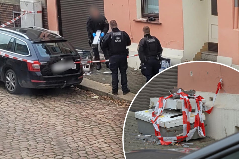 Škoda beschädigt: Automatensprenger demolieren Auto