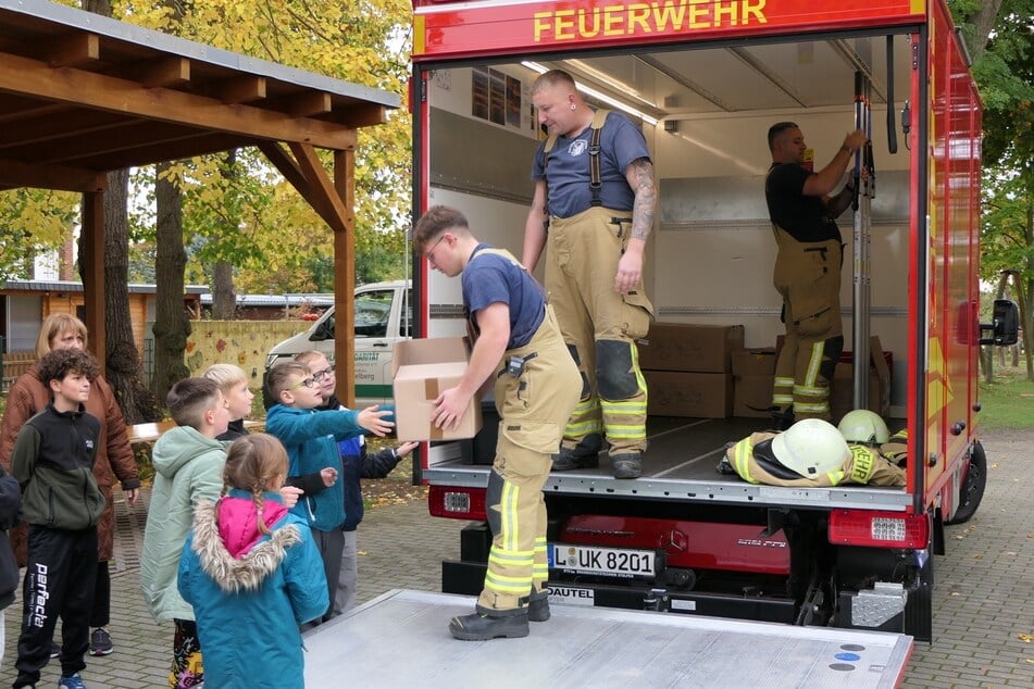 Die Freude über die Geschenke war riesig.