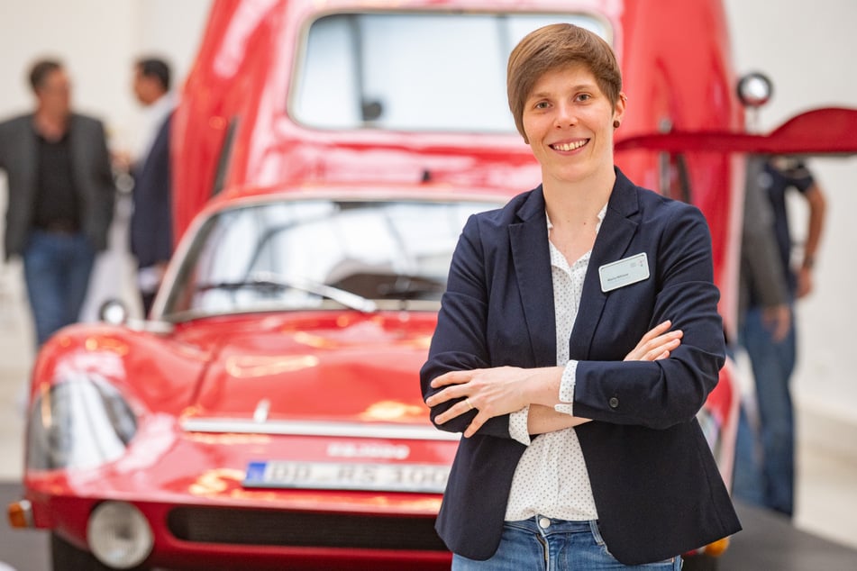 Die Leiterin der Museums-Sammlungen Maria Niklaus (35) ist selbst begeistert vom Melkus RS 1000 und hatte sogar ein Poster in ihrem Zimmer.