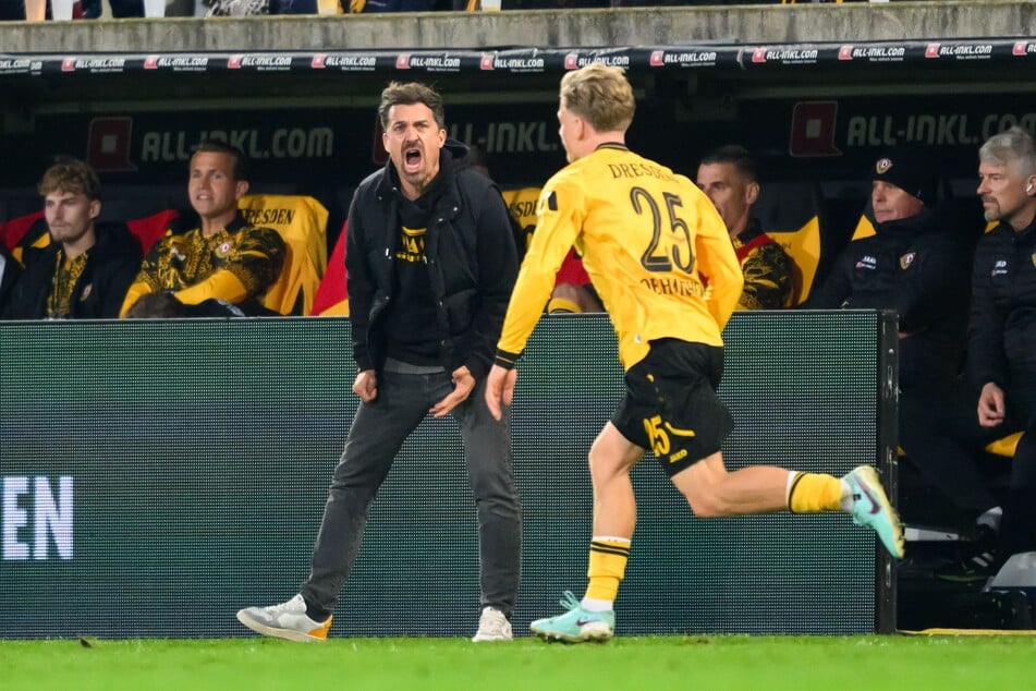 Thomas Stamm (42, l.) macht die Ungeduld in der Defensiv-Arbeit zu schaffen.