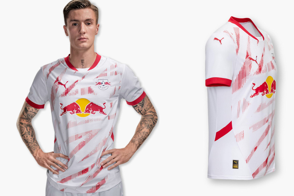 So soll das neue Heimtrikot von RB Leipzig aussehen.