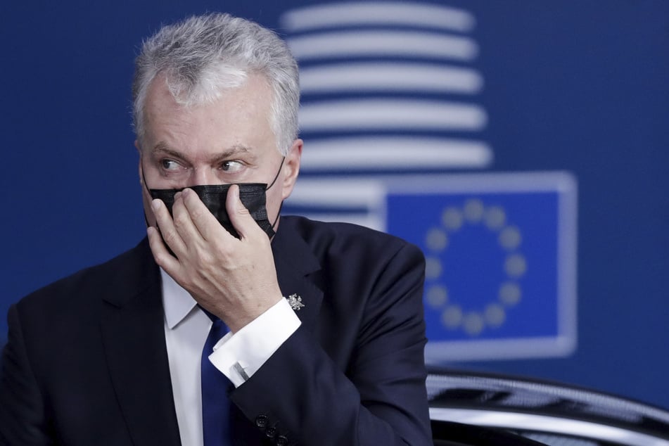 Litauens Präsident Gitanas Nauseda wegen Corona zur Vorsicht aufgerufen.
