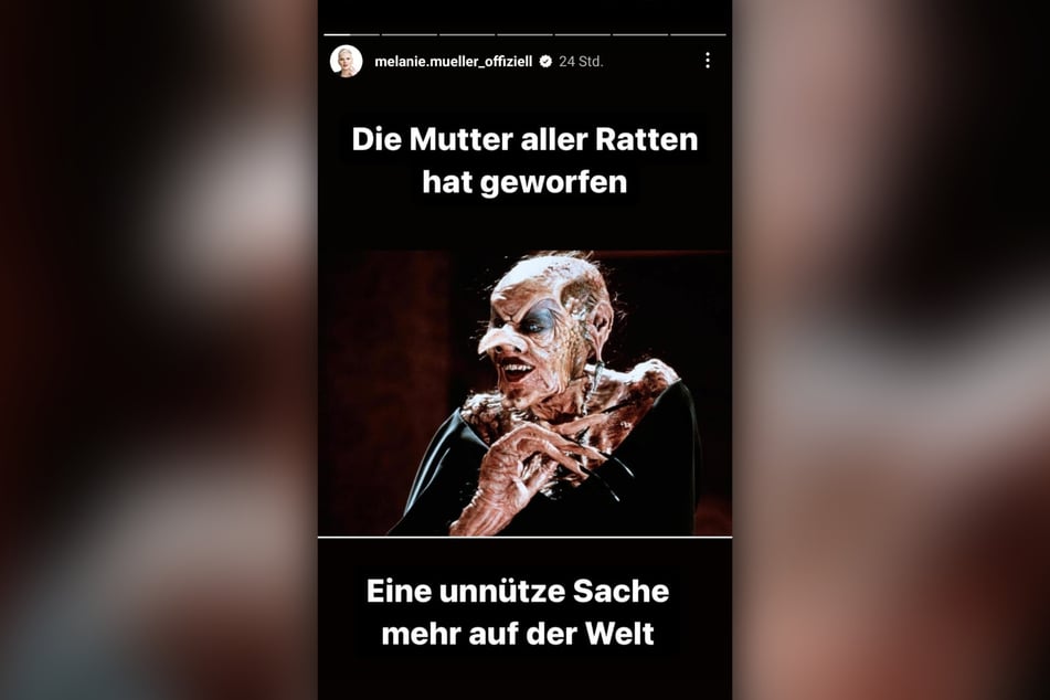 Diese Story postete die Sängerin.