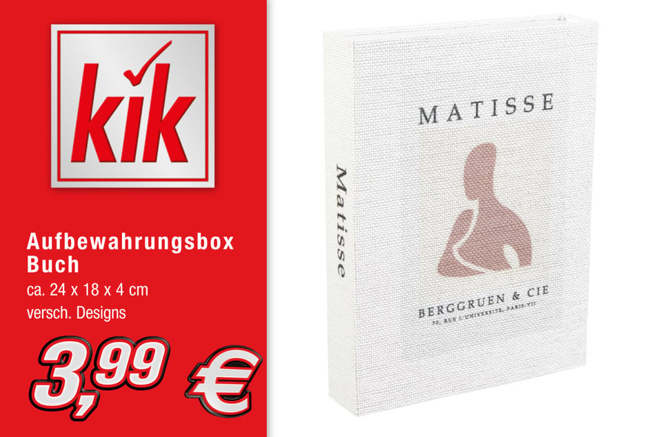 Aufbewahrungsbox Buch