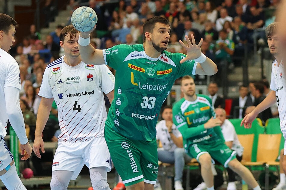 DHfK-Kreisläufer Luka Rogan (22) versprach vollen Einsatz in der Partie gegen Frisch Auf Göppingen am Donnerstag.