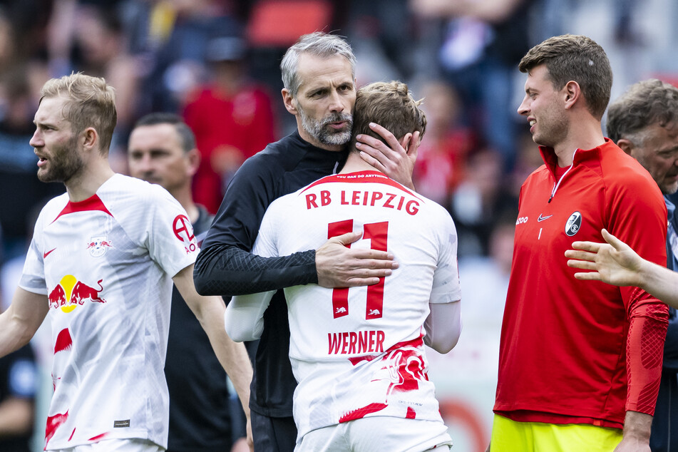 RB Leipzigs Timo Werner (27) lieferte schon in der letzten Saison nur bedingt ab. Trotzdem wird Trainer Marco Rose (46) wohl weiterhin auf ihn setzen.