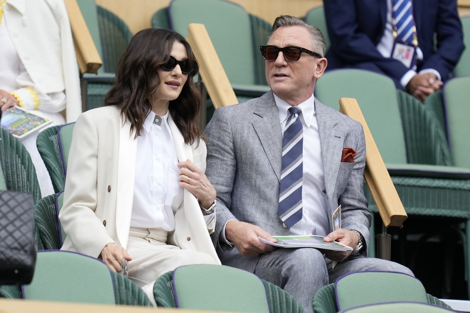 Daniel Craig (55) und seine Ehefrau Rachel Weisz (53) fieberten beim Wimbledon-Finale gemeinsam mit.
