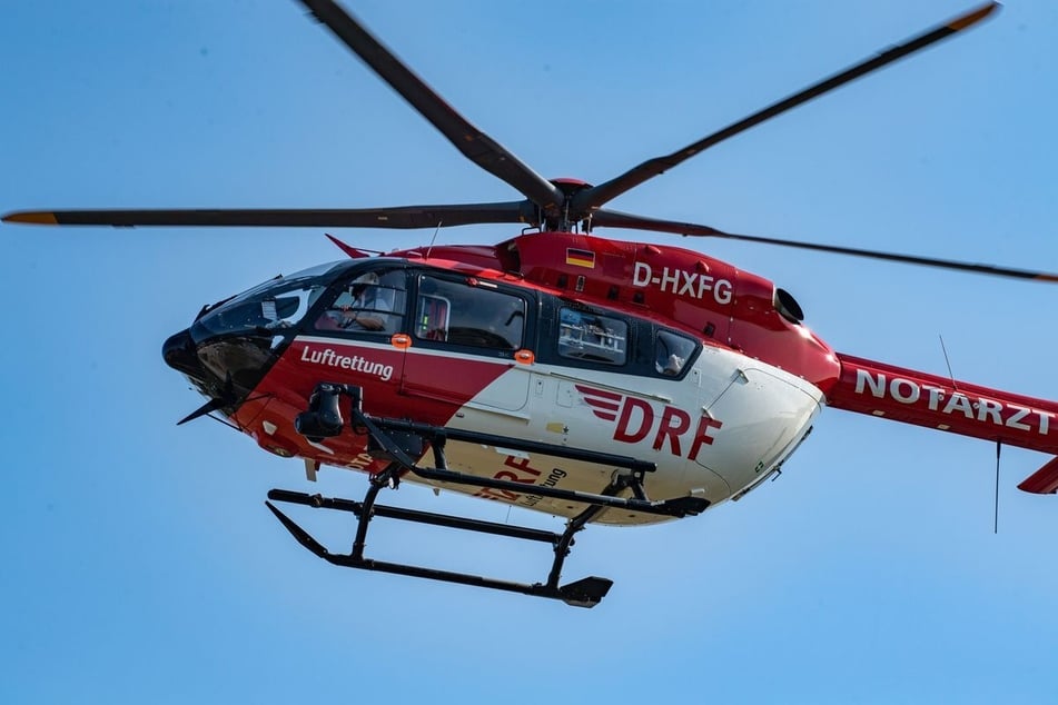 Ein Rettungshubschrauber war im Einsatz. (Symbolbild)