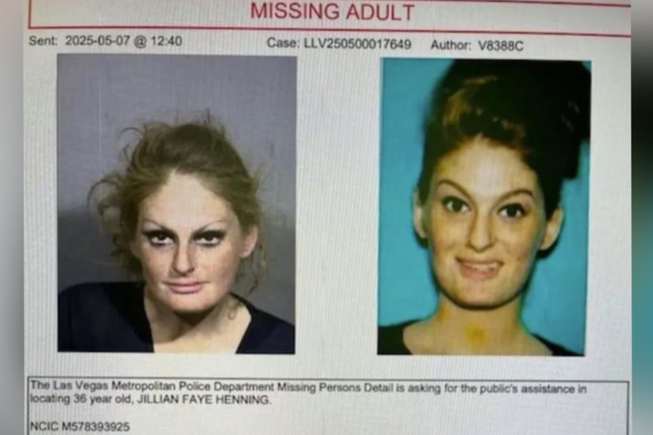Mit diesen Bildern suchte die Polizei von Las Vegas zwischenzeitlich nach der 36-Jährigen. Besorgte Fans teilten den Screenshot bei Reddit.