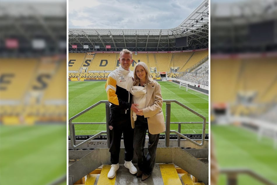 Seit 2024 leben Lukas und Helen Boeder in Dresden. Hier kam auch ihre erste Tochter zur Welt.