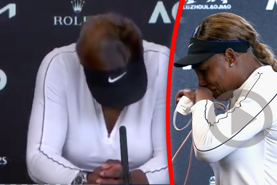 Bei PK nach Australian Open: Hier bricht Serena Williams in Tränen aus und flüchtet!