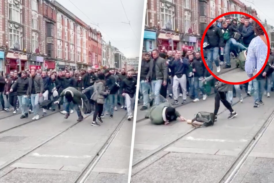 Schock-Szenen bei Fanmarsch: Schalke-Ultras greifen Passanten an