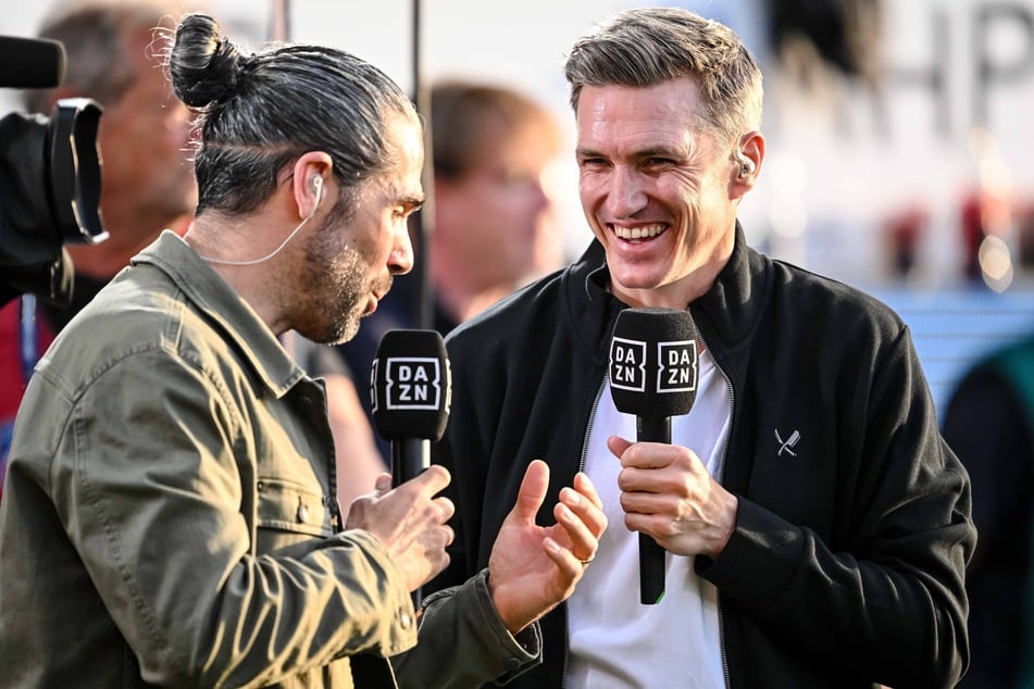 Während des Spiels musste Daniel Herzog (l.) das Studio verlassen, weil die Geburt seines zweiten Kindes anstand.