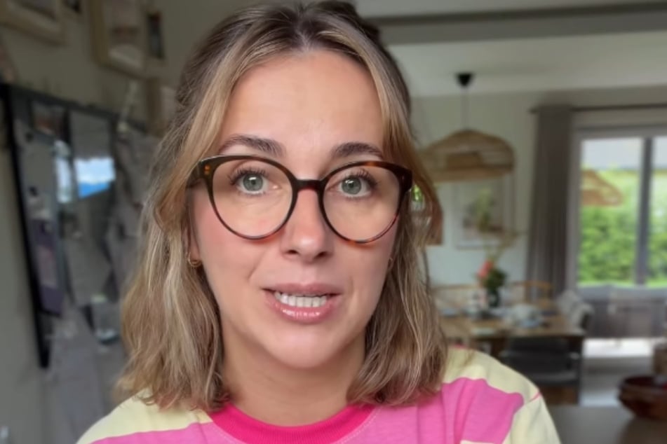 Anna Heiser (36) regt sich am Montagnachmittag über Deutschlands Sauberkeit auf.