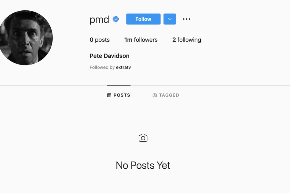 On Wednesday evening, Davidson created a new account and only followed Kim Kardashian and Sebastian Stan.