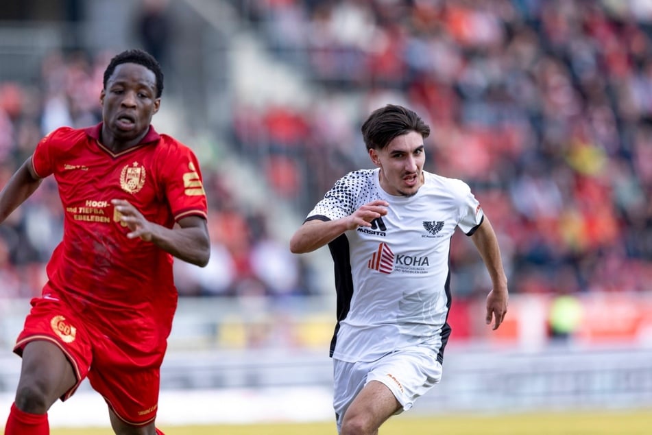 Chadi Ramadan (22, r.) ist der jüngste der mittlerweile 16 Aue-Sommer-Transfers.