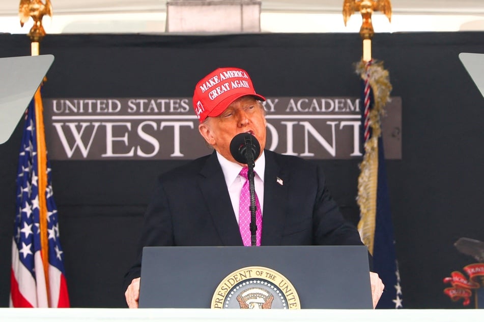 President Donald Trump gave a commencement speech to the graduating class of West Point Military Academy, sharing some unusual tips about life.