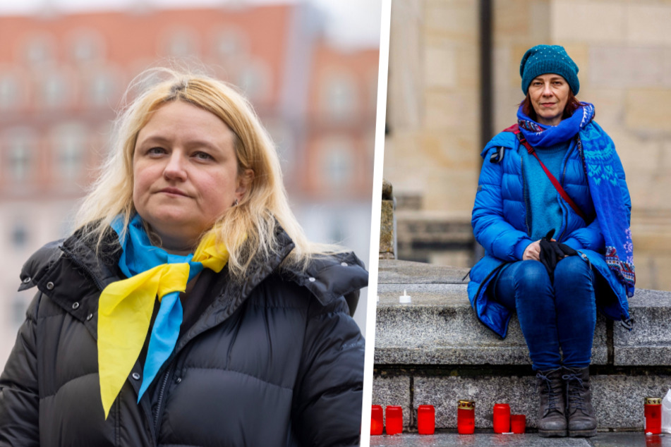 Dresden: Eine Russin und eine Ukrainerin in Dresden: Zwei Frauen zwischen Trauer, Wut und Scham