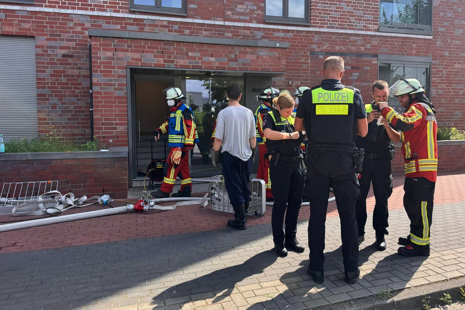 In Neu Wulmstorf (Niedersachsen) hat eine Frau in ihrer Wohnung einen Brand ausgelöst.
