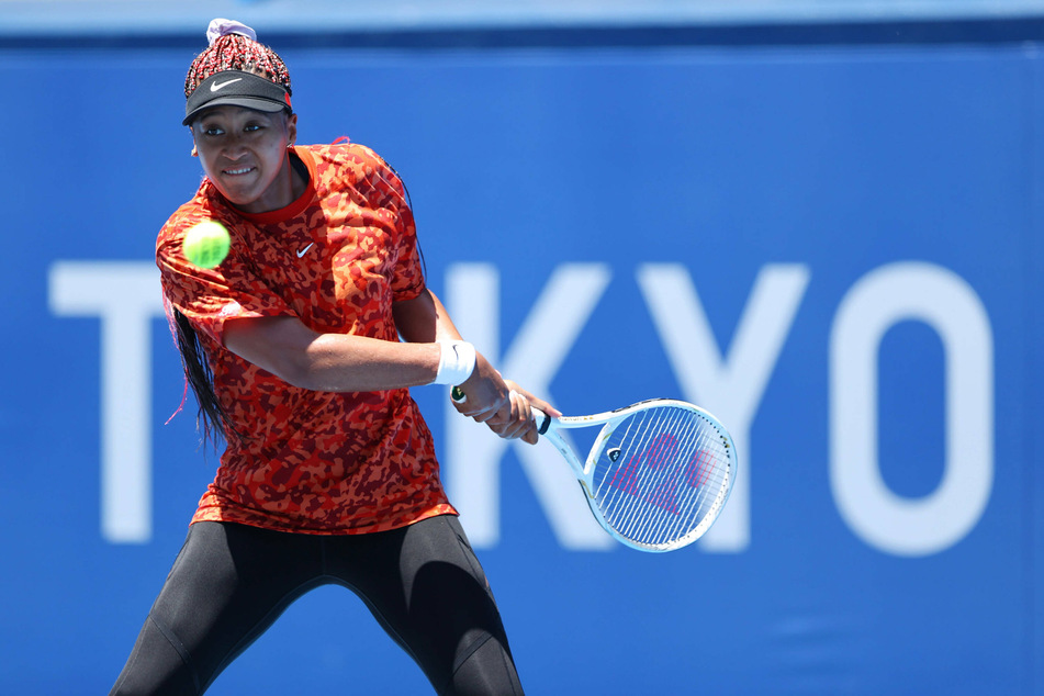 Naomi Osaka played in her first match in two months, winning her first-round match of the ladies' singles draw of the 2020 Tokyo Olympics.